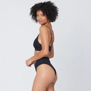 L*Space Pointelle Rib Bikini Set